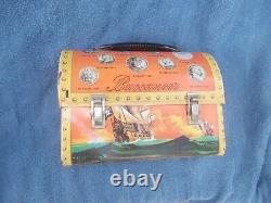 Vintage Lunchbox & thermos 1950, s Rare Pirates excellent condition