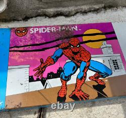 Vintage Marvel SPIDER-MAN Metal Shelf 1979 Spiderman Cadenca RARE