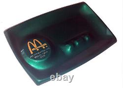 Vintage McDONALD'S Green Metal ASHTRAY Bristol Connecticut RARE Advertising