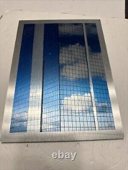 Vintage Metal Made In USA David A. Knudsen Aluminum Wall Art Rare