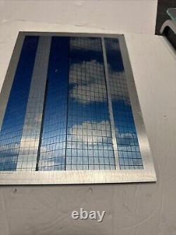 Vintage Metal Made In USA David A. Knudsen Aluminum Wall Art Rare