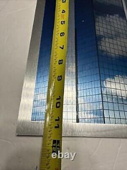 Vintage Metal Made In USA David A. Knudsen Aluminum Wall Art Rare