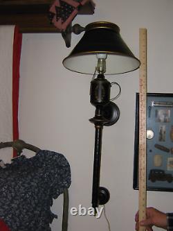Vintage Metal Tole Wall Lamp RARE