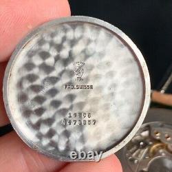 Vintage Movado Ref. 14806 Triple Calendar 36mm Oversized Case Wristwatch Rare