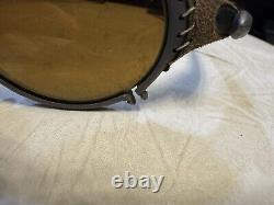 Vintage OAKLEY MARS Serialized Leather X-Metal Sunglasses Iridium Lenses RARE