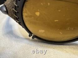 Vintage OAKLEY MARS Serialized Leather X-Metal Sunglasses Iridium Lenses RARE