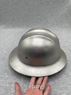 Vintage Old Rare Metal Hard Hat Helmet E. D Bullard Hard Boiled S. F. USA