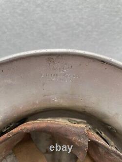 Vintage Old Rare Metal Hard Hat Helmet E. D Bullard Hard Boiled S. F. USA