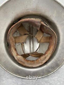 Vintage Old Rare Metal Hard Hat Helmet E. D Bullard Hard Boiled S. F. USA