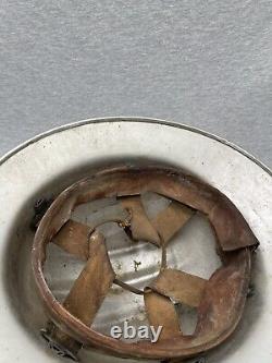 Vintage Old Rare Metal Hard Hat Helmet E. D Bullard Hard Boiled S. F. USA