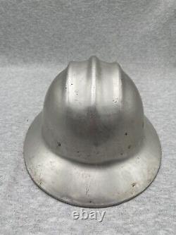Vintage Old Rare Metal Hard Hat Helmet E. D Bullard Hard Boiled S. F. USA