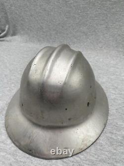 Vintage Old Rare Metal Hard Hat Helmet E. D Bullard Hard Boiled S. F. USA