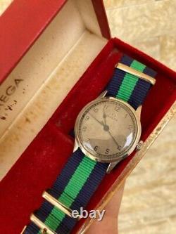 Vintage Omega Military Issued Wristwatch Air Ministry 6B/159 c1939 Ultra Rare