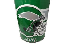 Vintage Philadelphia Eagles Metal Trash Can 19 1991 Extremely Rare HTF