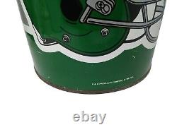 Vintage Philadelphia Eagles Metal Trash Can 19 1991 Extremely Rare HTF