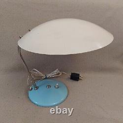 Vintage Poland Space Age 60s Rare Metal Desk Lamp
