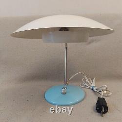 Vintage Poland Space Age 60s Rare Metal Desk Lamp