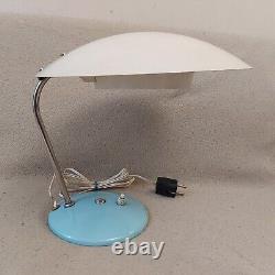 Vintage Poland Space Age 60s Rare Metal Desk Lamp
