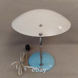 Vintage Poland Space Age 60s Rare Metal Desk Lamp