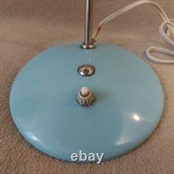 Vintage Poland Space Age 60s Rare Metal Desk Lamp
