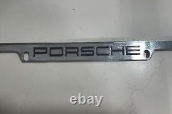 Vintage Porsche-melbourne-license-plate Frame Metal Chrome Rare Htf