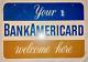 Vintage Rare Bankamericard 2 Sided Metal Sign 23 X 16 Bank Of America