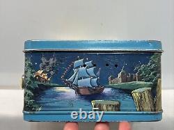 Vintage RARE Disney's Disneyland Monorail/Submarine Metal Lunchbox Aladdin