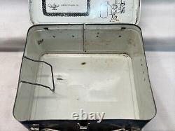 Vintage RARE Disney's Disneyland Monorail/Submarine Metal Lunchbox Aladdin