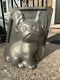 Vintage Rare Frenchie French Bulldog Large Metal 2-pc Chocolate Candy Mold Dog