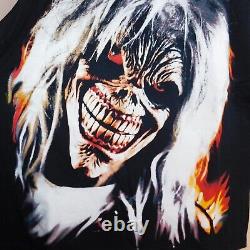 Vintage RARE Iron Maiden Metal 2000 European Big Face Eddie Tee Shirt Adult XL