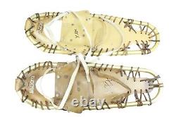 Vintage RARE LL Bean Brown Leather Metal Frame Winter Walker Snowshoes