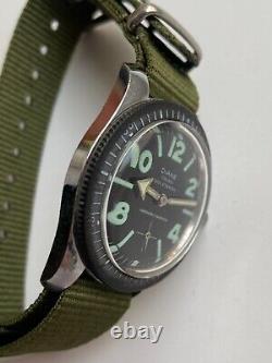 Vintage RARE MEN WATCH DIANE 17 RUBIS ETANCHE DIVER