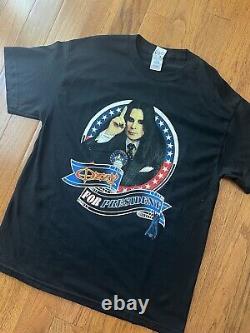 Vintage RARE Ozzy President/Ozzfest 2004 Spirit of 666 L T-Shirt 00s Rock Metal