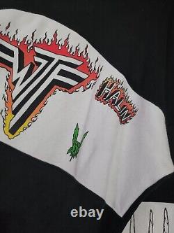 Vintage RARE Van Halen Sweatshirt VH Rock Metal Merchandise Men's Size Medium