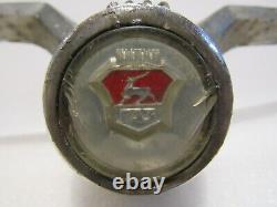 Vintage RARE Volga GAZ 21 Gorky rear trunk Emblem1950's Metal Logo Soviet USSR