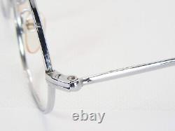 Vintage ROW 5346 Silver RARE EYEGLASSES GLASSES ROUND METAL FRAME 46-22-135mm