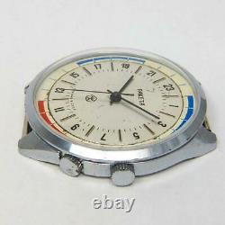 Vintage Raketa Watch 24h Polar Antarctic Mechanical Dial Russian USSR 2623 Rare