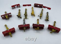 Vintage Rare 1926 Tootsietoy #4650 Metal Toy Biplane Plane Lot Tootsie Toy