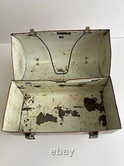 Vintage Rare 1962 Aladdin Cable Car Dome Top Lunchbox No Thermos