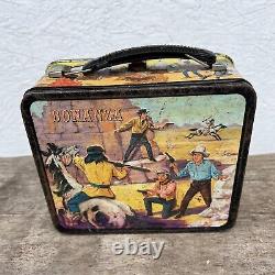Vintage Rare 1968 Bonanza Western Cowboy Metal Lunchbox