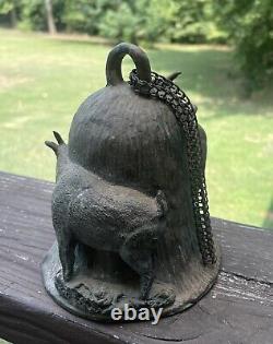 Vintage Rare 1976 Carl Wagner Mountain Goat Full Body Bronze Bell #20 Of 1000