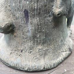 Vintage Rare 1976 Carl Wagner Mountain Goat Full Body Bronze Bell #20 Of 1000