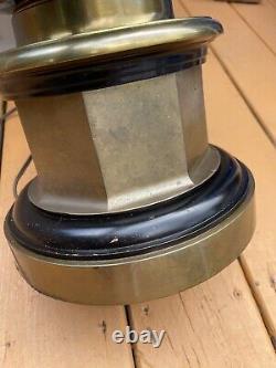 Vintage Rare 1976 Chapman Heavy Metal Brass Table Lamp