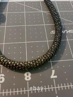 Vintage Rare 70's-80's Metal Mesh Hand Clasp Belt/Necklace Marshal Metals Mfg