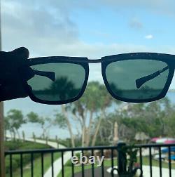 Vintage Rare Authentic Rayban Busch & Lomb Olympian Black Sunglasses