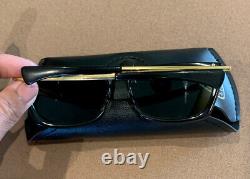 Vintage Rare Authentic Rayban Busch & Lomb Olympian Black Sunglasses