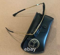 Vintage Rare Authentic Rayban Busch & Lomb Olympian Black Sunglasses