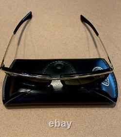 Vintage Rare Authentic Rayban Busch & Lomb Olympian Black Sunglasses