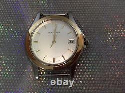 Vintage Rare Bucherer 955.903 Mens Watch Gold and Silver No Strap