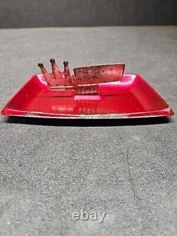 Vintage Rare Budweiser King Of Beers Metal Ashtray